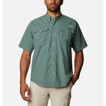 Columbia PFG Bahama II Short Sleeve, Camisa Verdes Para Hombre | 493206-UEL